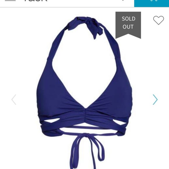 Becca Color Code Split Band Halter Swim Top - Picture 4 of 6